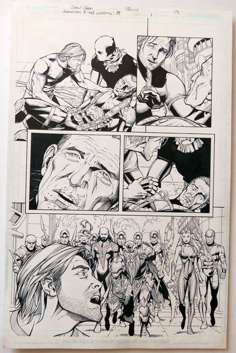 Mark Irwin Aquaman And The Others Fe #1 P.13 Original [Photo 1]