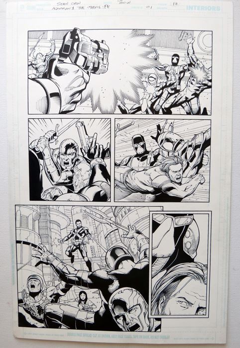 Mark Irwin  Aquaman And The Others Fe #1 P.10 Original [Photo 1]