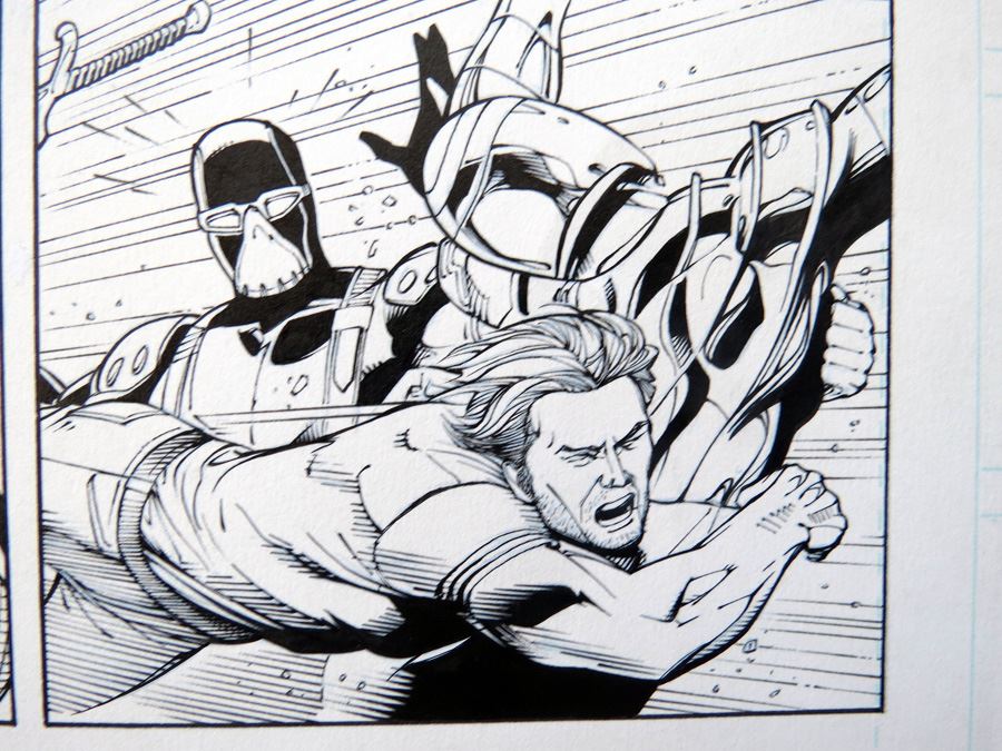 Mark Irwin  Aquaman And The Others Fe #1 P.10 Original [Photo 3]