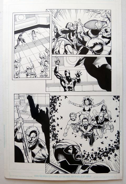 Mark Irwin  Aquaman And The Others Fe #1 P.9 Original [Photo 1]