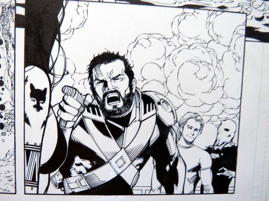 Mark Irwin  Aquaman And The Others Fe #1 P.8 Original [Photo 2]