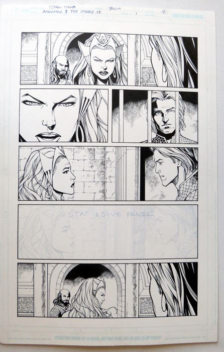 Mark Irwin  Aquaman And The Others Fe #1 P.7 Original [Photo 1]