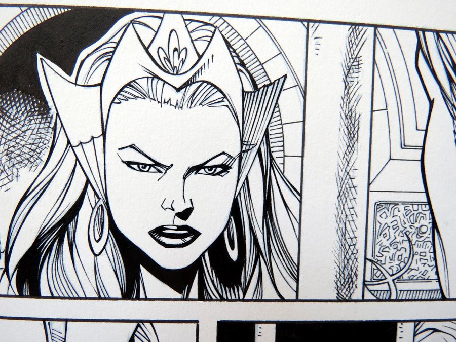 Mark Irwin  Aquaman And The Others Fe #1 P.7 Original [Photo 2]