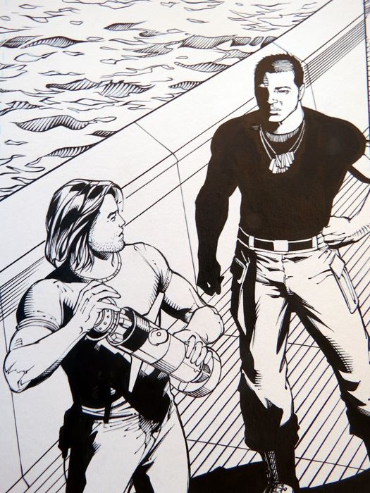 Mark Irwin Aquaman And The Others Fe #1 P.1 Original [Photo 2]