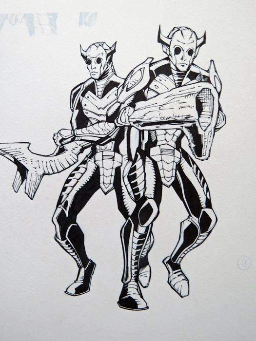 Thor 2 Dark Elf Art Childrens Book Mark Irwin Original Art [Photo 2]