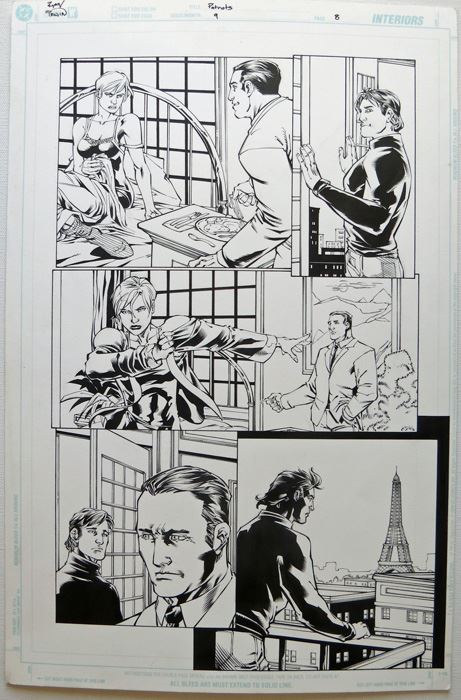 Patriots #9 P.8 Mark Irwin Original Art [Photo 1]