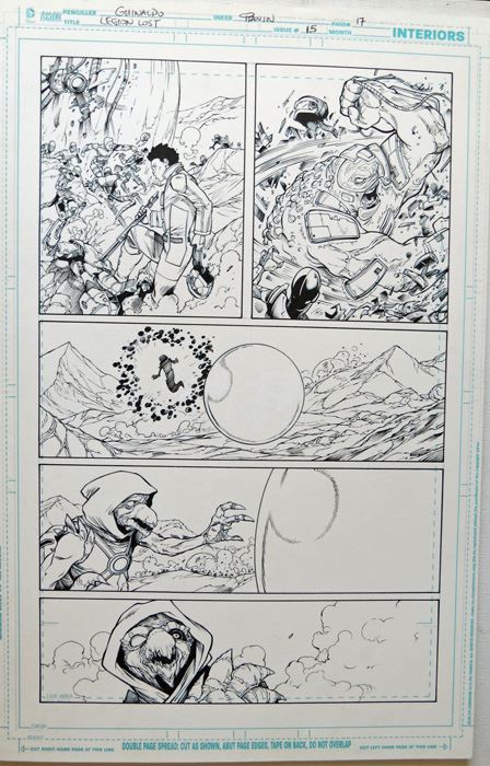 Legion Lost #15 P.17 Mark Irwin Original Art [Photo 1]