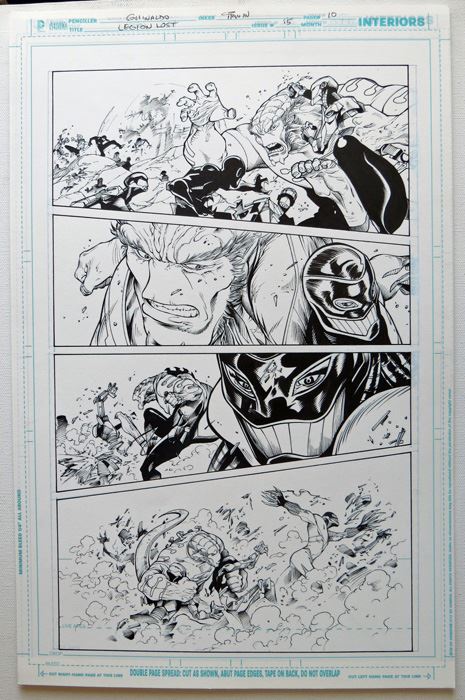 Legion Lost #15 P.10 Mark Irwin Original Art [Photo 1]