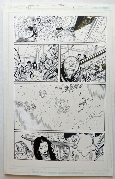 Vibe #7 P.14 Mark Irwin Original Art [Photo 1]