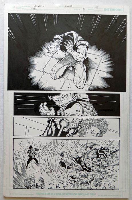 Vibe #8 P.18 Mark Irwin Original Art [Photo 1]