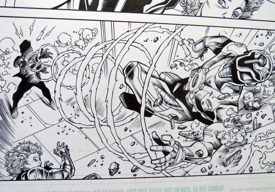 Vibe #8 P.18 Mark Irwin Original Art [Photo 2]