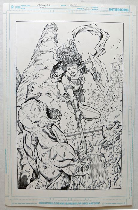 Vibe #8 P.2 Mark Irwin Original Art [Photo 1]