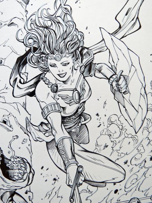 Vibe #8 P.2 Mark Irwin Original Art [Photo 2]