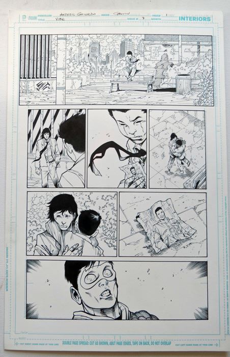 Vibe #7 P.1 Mark Irwin Original Art [Photo 1]