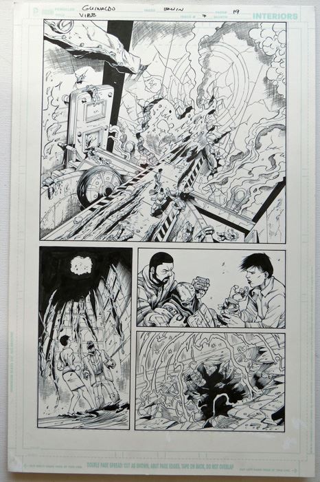 Vibe #7 P.19 Mark Irwin Original Art [Photo 1]
