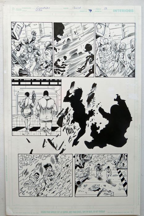 Vibe #7 P.18 Mark Irwin Original Art [Photo 1]