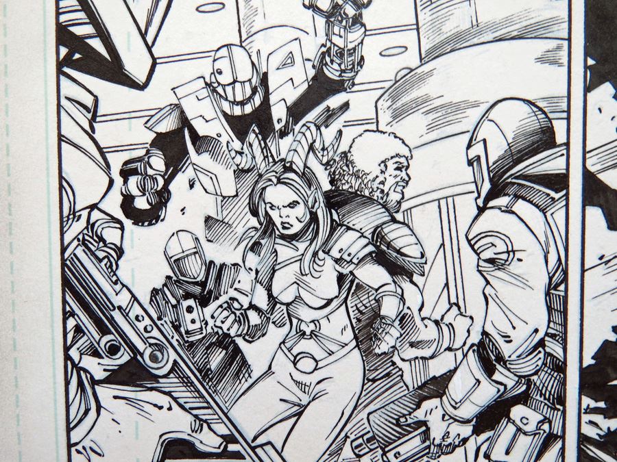 Vibe #7 P.18 Mark Irwin Original Art [Photo 2]