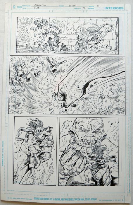 Vibe #8 P.3 Mark Irwin Original Art