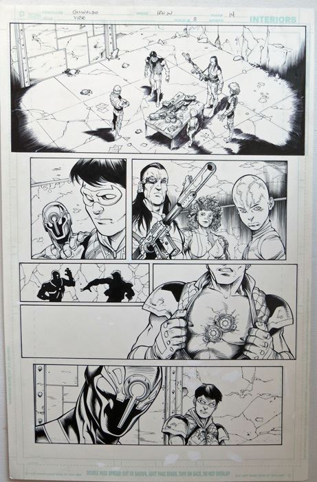 Vibe #8 P.14 Mark Irwin Original Art