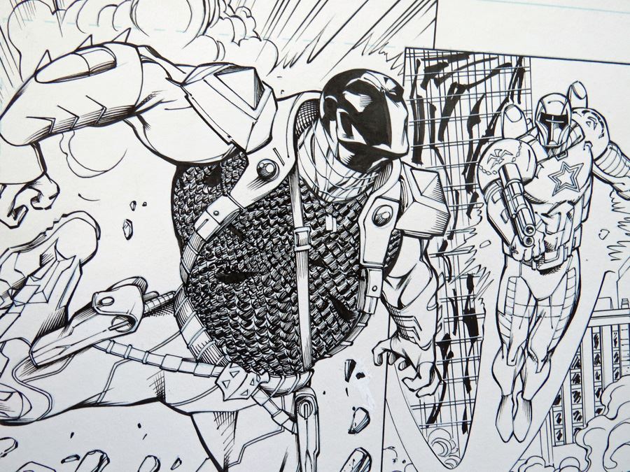 Suicide Squad #2 P.5 Mark Irwin Original Art [Photo 2]