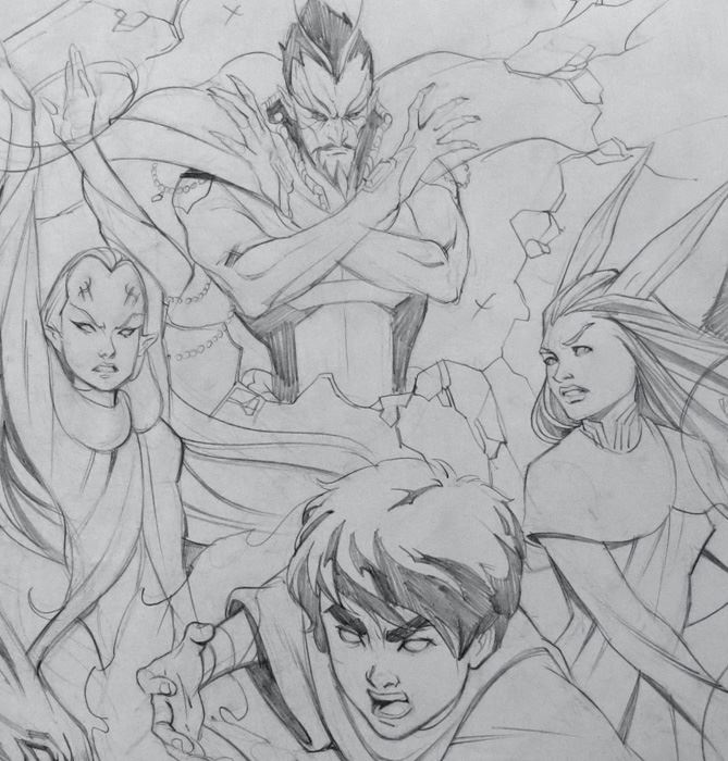 Star Mage #6 Cover - Franco Cespedes - Idw Original Art [Photo 2]