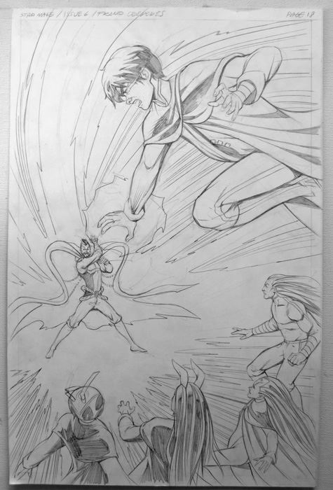 Star Mage #6 P.18 - Franco Cespedes - Idw Original Art