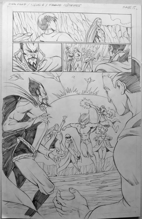 Star Mage #6 P.15 - Franco Cespedes - Idw Original Art