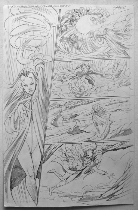 Star Mage #6 P.6 - Franco Cespedes - Idw Original Art