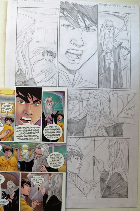 Star Mage #5 P.5 - Franco Cespedes - Idw Original Art [Photo 2]