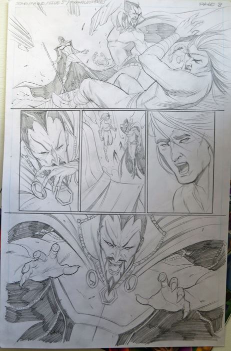 Star Mage #5 P.8 - Franco Cespedes - Idw Original Art [Photo 1]