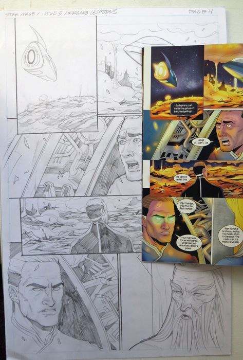 Star Mage #5 P.4 - Franco Cespedes - Idw Original Art [Photo 2]