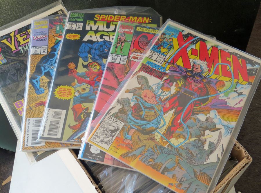 Short Box Of Assorted Comics, Box B 141 Singles [Photo 2]