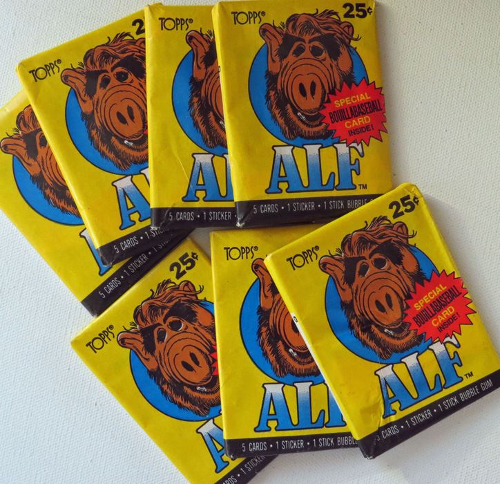 1987 Alf Trading Cards 7X Unopened [Photo 2]