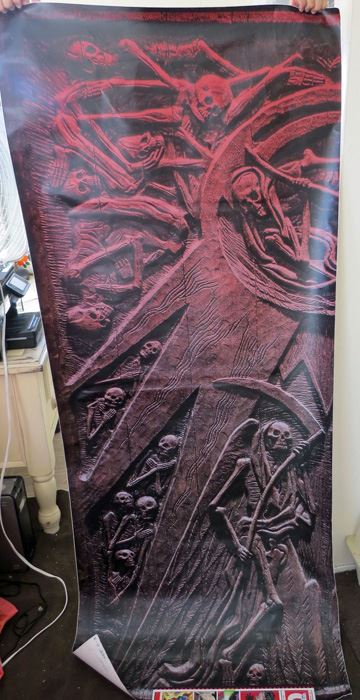 The Strain 6ft x 2.5ft Coffin Door Sticker [Photo 1]