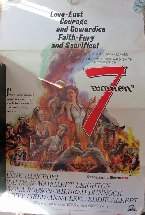 1965 7 Women Movie Poster [Photo 1]