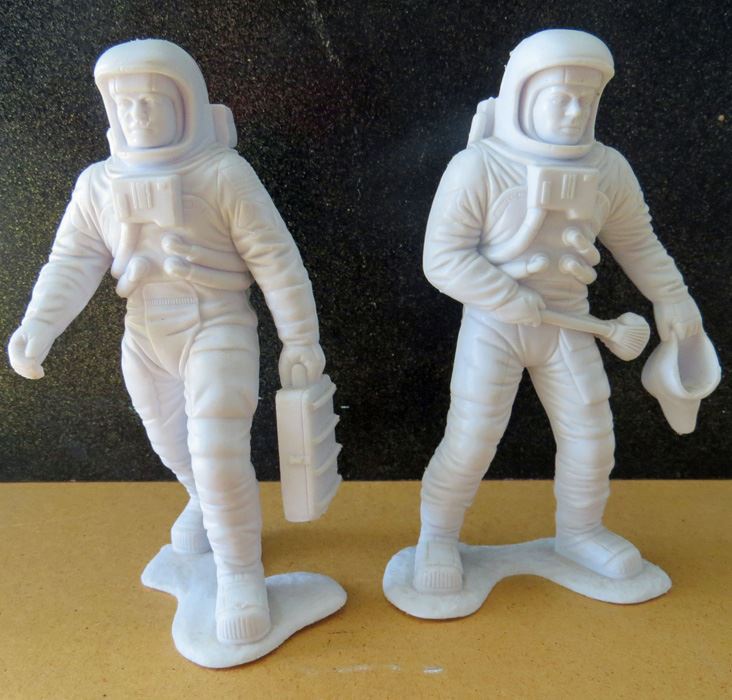 (2) 1970'S Astronaut Figures