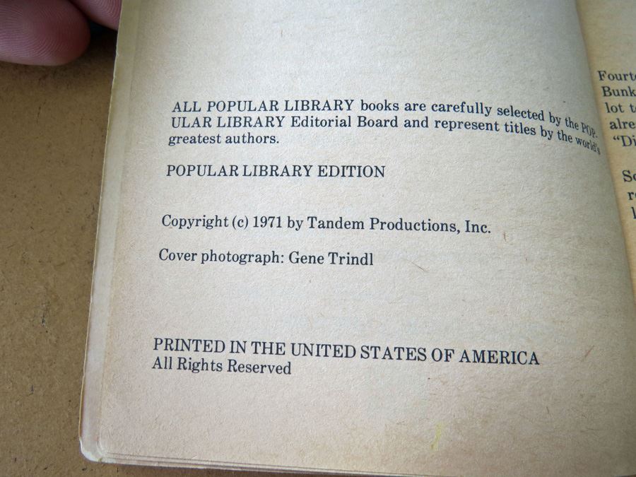 1971 The Wit & Wisdom Of Archie Bunker Paperback Book [Photo 2]