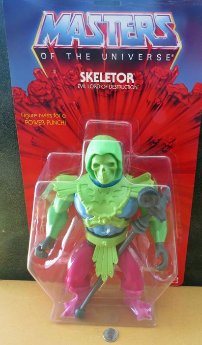 Mattel Masters Of The Universe Skeletor SDCC Exclusive Test Shot Figures A & B