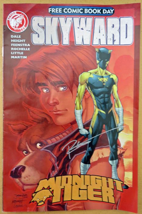 Midnight Tiger Comic Signed By Artist