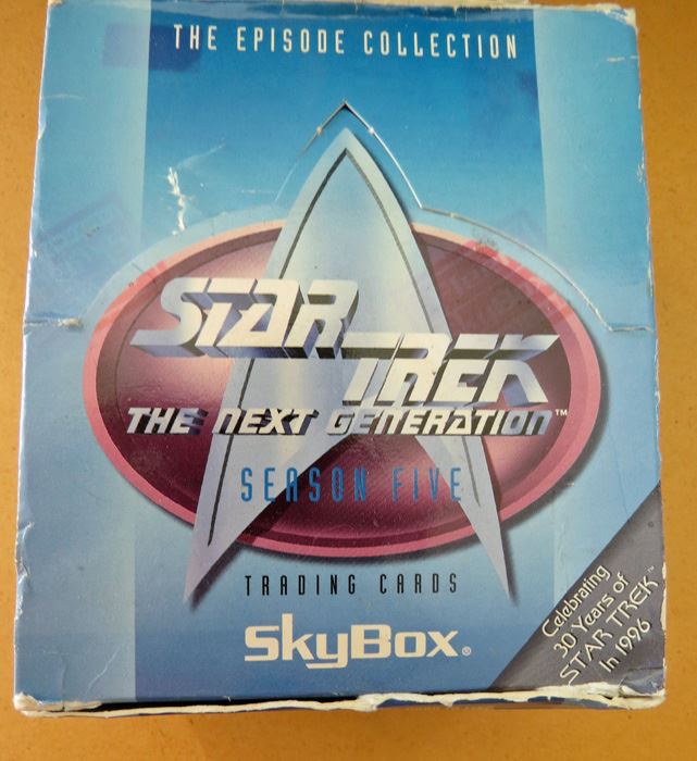Box Of Star Trek The Next Generation Trading Cards