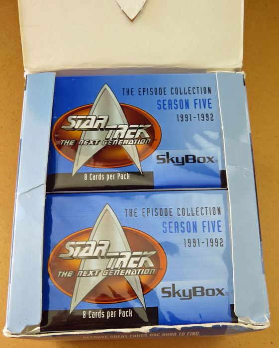 Box Of Star Trek The Next Generation Trading Cards [Photo 3]