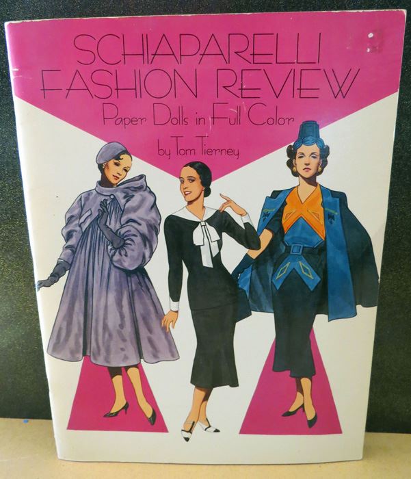 Schiaparelli Fashion Review Paper Dolls Book - 1988