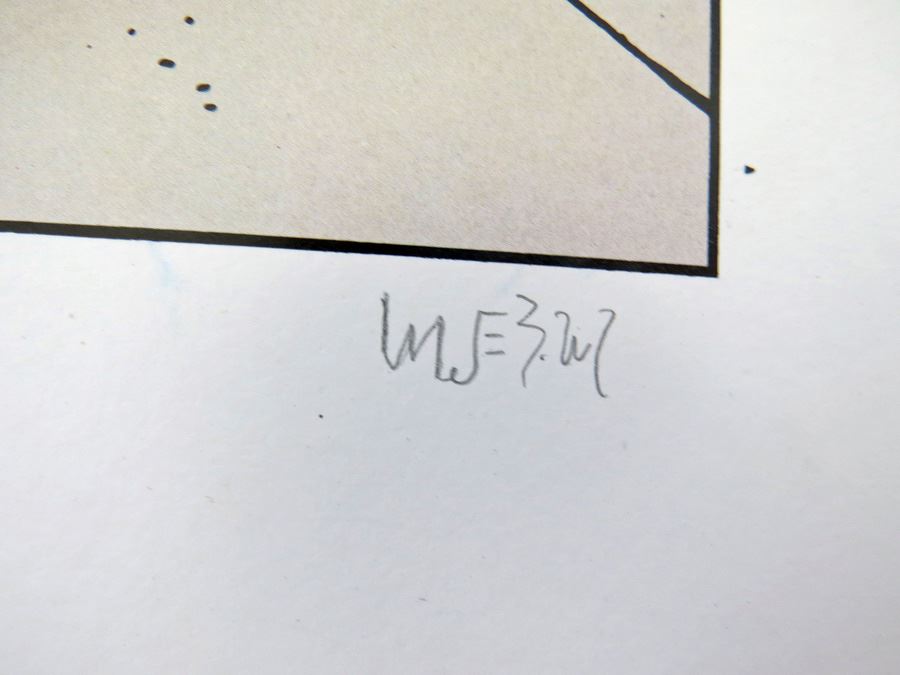 Moebius Original Color Print Hand Signed Print [Photo 3]