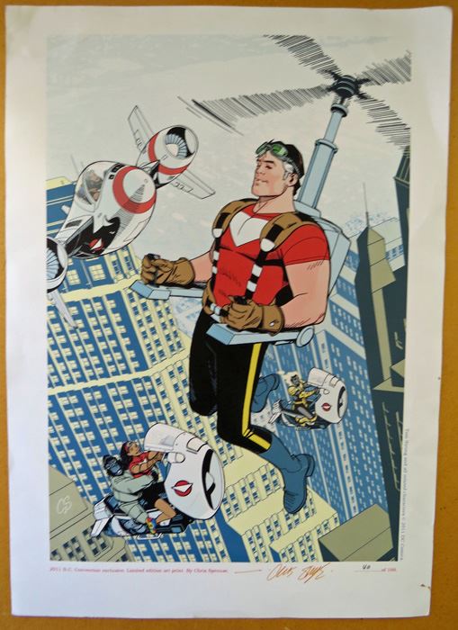 Chris Sprouse Signed/Numbered Print Of Tom Strong [Photo 1]