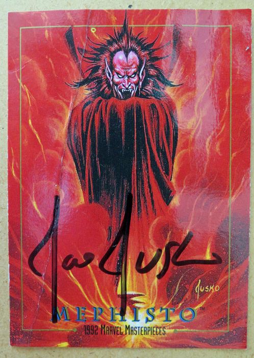 Marvel Masterpiece Trading Card Signed By Joe Jusko [Photo 1]