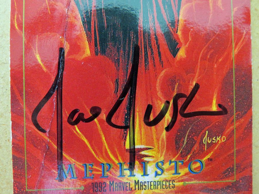 Marvel Masterpiece Trading Card Signed By Joe Jusko [Photo 2]