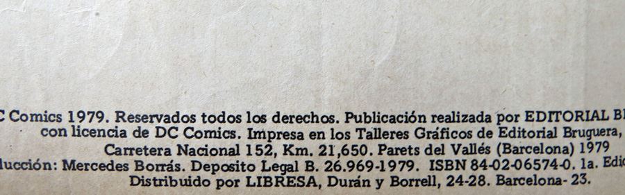 Spanish 1974 Batman Oversize Comic (With A Lot Of Publishing Mistakes) [Photo 3]