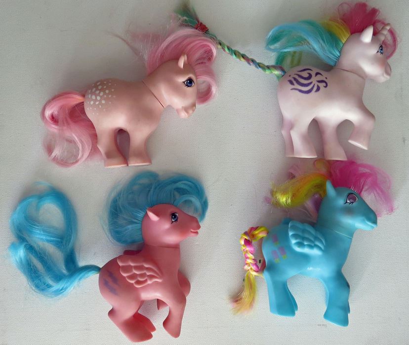 4 Original My Little Pony’s From 1982, 83, 84