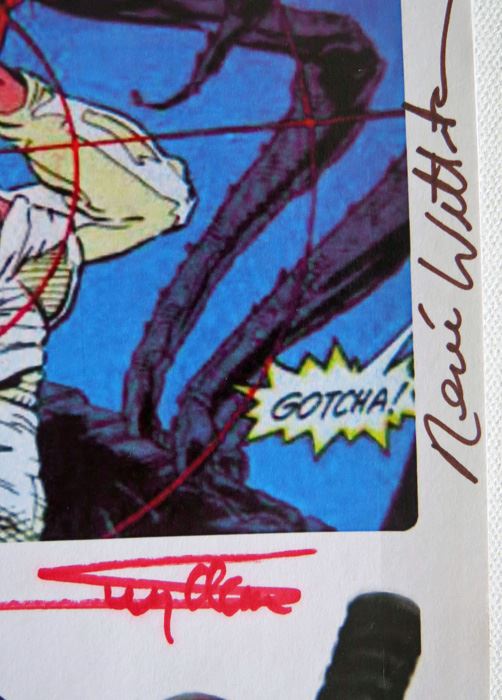 2 Large Deadpool/Mary Jane Stickers Signed By Arthur Suydam And Renee Witterstaetter [Photo 2]