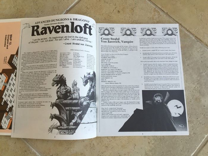 Ravenloft, I6 (Advanced Dungeons & Dragons Official Game Adventure #9075) 1983 TSR [Photo 9]